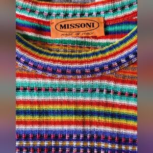 Missoni Multicolor Knit Top- Vintage